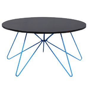 Konferenčný stolík MIKKEL čierný dub / modrá Tempo Kondela