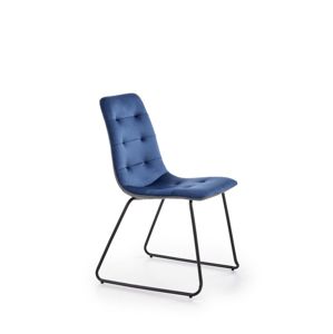 Jedálenská stolička K321 modrá / sivá Halmar