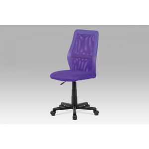 Kancelárska stolička MESH KA-V101 látka / ekokoža / plast AUTRONIC Fialová