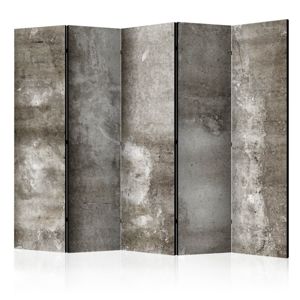 Paraván Cold Concrete Dekorhome 225x172 cm (5-dielny)