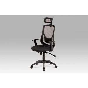 Kancelárska stolička KA-A186 látka / plast Autronic Čierna