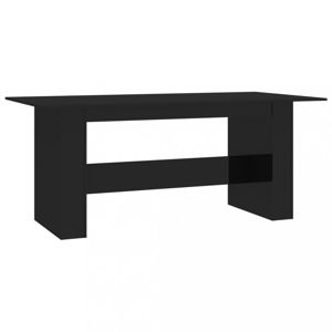 Jedálenský stôl 180x90 cm Dekorhome Čierna lesk
