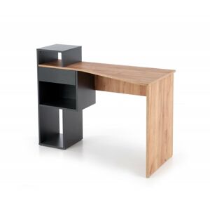 Písací stôl CONTI Halmar Antracit / dub wotan