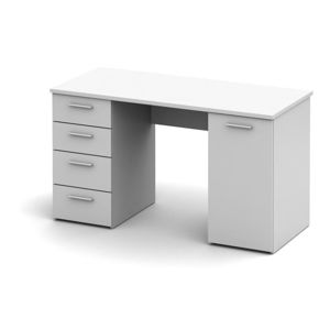 Písací stôl EUSTACH biela
