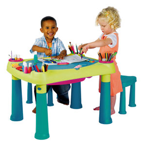 CREATIVE PLAY TABLE + stoličky Keter
