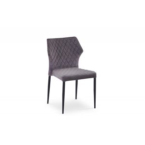 Jedálenská stolička K331 čierna / tmavo sivá Halmar