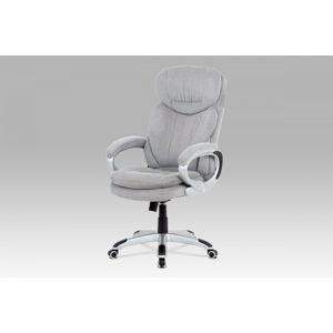 Kancelárska stolička KA-G198 látka / plast AUTRONIC Svetlosivá