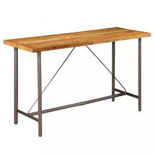 Barový stôl hnedá / čierna Dekorhome 180x70x107 cm