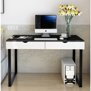 Počítačový stôl MARIN čierna / biela Tempo Kondela