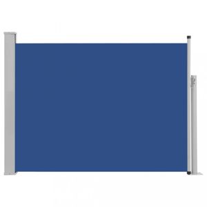 Zaťahovací bočná markíza 120x500 cm Dekorhome Modrá