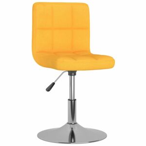 Barová stolička látka / kov Dekorhome Žltá