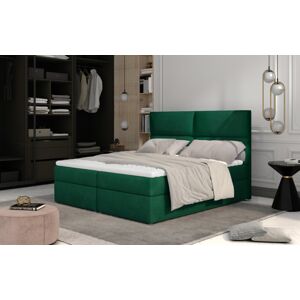 Boxspringová posteľ AMBER 160 Eltap Kronos 19 - zelená