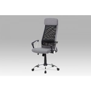 Kancelárska stolička KA-V206 látka / chróm Autronic Sivá