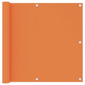 Balkónová zástena 90 x 500 cm oxfordská látka Oranžová