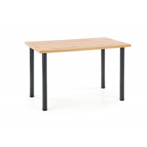 Jedálenský stôl MODEX 2 120 MDF / čierna oceľ Halmar Dub wotan