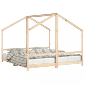 Dvojitá detská domčeková posteľ Dekorhome 90 x 190 cm