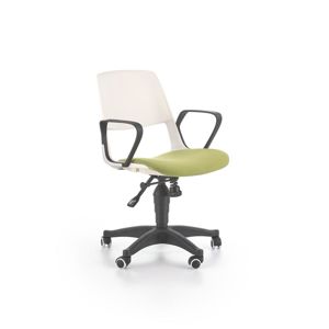 Detská pracovná stolička JUMBO Halmar bílá/zelená