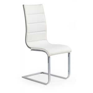 Jedálenská stolička K104 Halmar béžovo-bílá