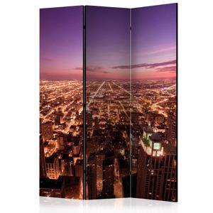 Paraván Chicago Panorama Dekorhome 135x172 cm (3-dielny)