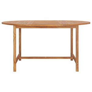 Záhradný stôl teakové drevo Dekorhome