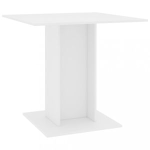 Jedálenský stôl 80x80 cm Dekorhome Biela