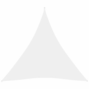 Plachta proti slnku oxfordská látka trojuholník 3,6 x 3,6 x 3,6 m Dekorhome Biela