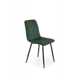 Jedálenská stolička K525 Halmar Tmavo zelená