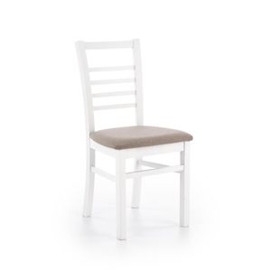 Drevená jedálenská stolička ADRIAN Halmar bílá