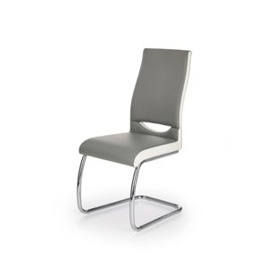 Jedálenská stolička K259 sivá / biela Halmar