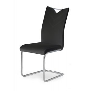 Jedálenská stolička K224 čierna Halmar