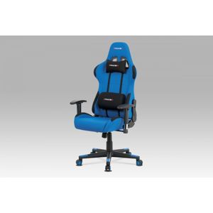 Kancelárska stolička KA-F05 látka / plast Autronic Modrá