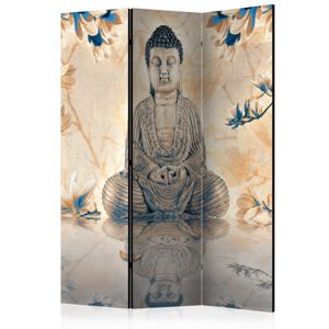 Paraván Buddha of Prosperity Dekorhome 135x172 cm (3-dielny)