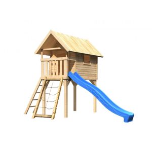 Detská hracia veža so šmýkačkou Dekorhome Modrá
