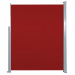 Zaťahovací bočná markíza 180x500 cm Dekorhome Červená