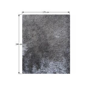 Shaggy koberec KAVALA sivý Tempo Kondela 170x240 cm