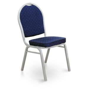 Stohovateľná stolička JEFF 2 NEW Tempo Kondela Tmavomodrá