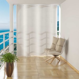 Závesná balkónová zástena 140 x 230 cm Biela