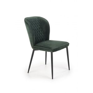 Jedálenská stolička K399 Halmar Tmavo zelená