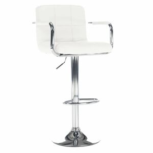 Barová stolička LEORA 2 NEW Tempo Kondela Biela
