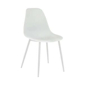 Jedálenská stolička SINTIA plast / kov Tempo Kondela Biela