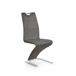 Jedálenská stolička K350 chróm / sivá Halmar
