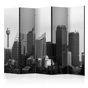 Paraván Skyscrapers in Sydney Dekorhome 225x172 cm (5-dielny)