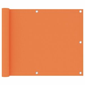 Balkónová zástena 75 x 400 cm oxfordská látka Oranžová