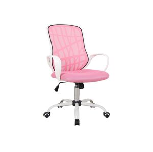 Detská kancelárska stolička DEXTER Signal Biela / ružová