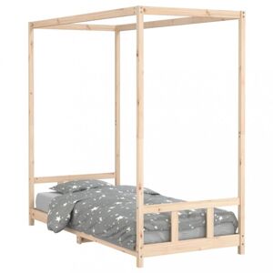Detská posteľ s nebesami Dekorhome 90 x 200 cm