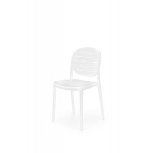 Stohovateľná stolička K529 Halmar Biela