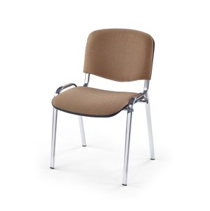 Konferenčná stolička ISO látka / kov Halmar Béžová
