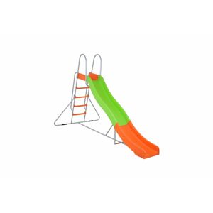 Šmýkačka s rebríkom 310 cm GH2226 zelená / oranžová