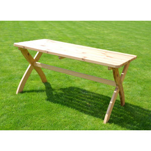 STRONG stôl - 150 cm - PRÍRODNÁ ROJAPLAST