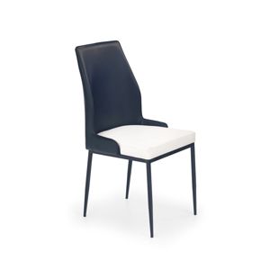 Jedálenská stolička K199 biela / čierna Halmar